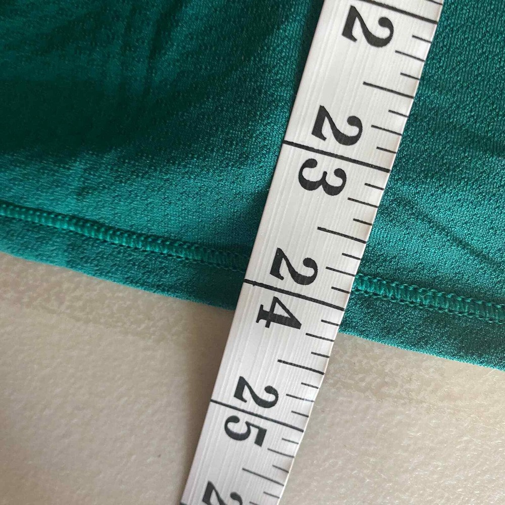 Lululemon Workout All Sport Support Tank Womens 2 Green Layered Racer Back - Picture 8 of 9